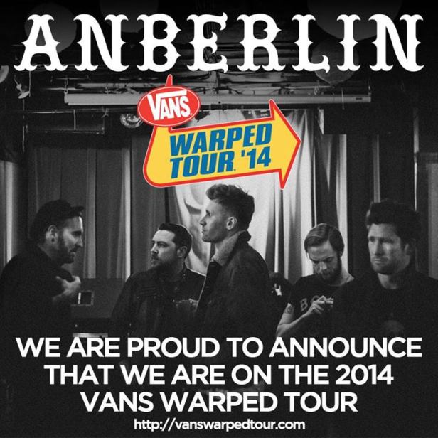 Anberlin - Warped Announcement