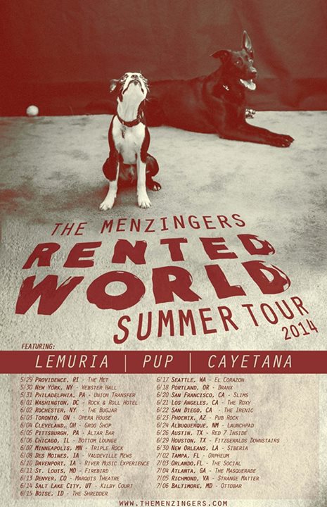 The Menzingers - Rented World Summer Tour 2014