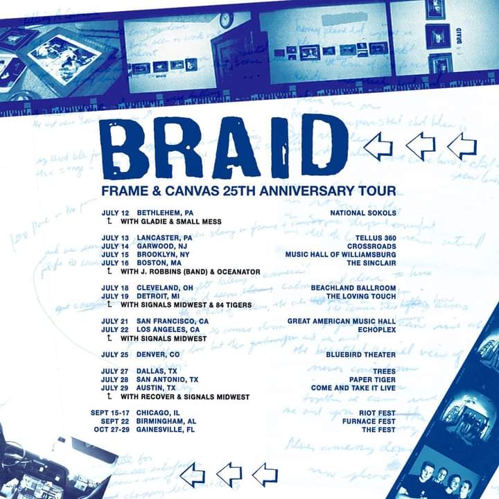 BRAID kicks off their ‘Frame and Canvas’ 25th Anniversary Tour at Southside Bethlehem